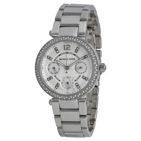 Michael Kors Women's MK5615 Parker Silver Watch 